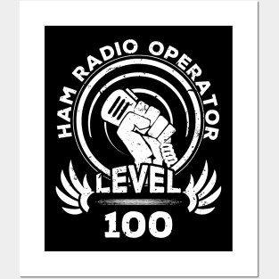 Level 100 Ham Radio Operator Gift Posters and Art